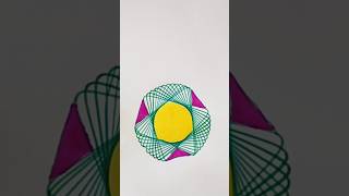 Geometric drawing for beginners with magic scale reel art artndcraft drawing painting [upl. by Derick]