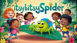 Its Bitsy Spider Song  Nursery Rhymes amp Animal Kids Song [upl. by Adaner]