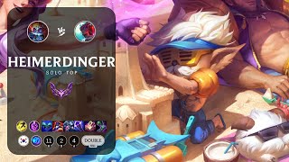 Heimerdinger Top vs Yone  KR Master Patch 1323 [upl. by Rhodie]