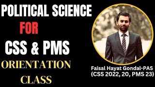 PMS Political Science Orientation Class by Sir Faisal Hayat GondalPAS [upl. by Yelsgnik308]