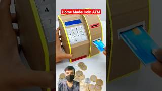 Home Made Coin ATM Machine Using Cardboard shorts [upl. by Ajar]