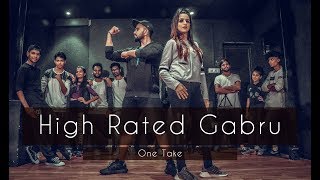 HIGH RATED GABRU  One Take  Guru Randhawa  Tejas Dhoke Choreography  Dancefit Live [upl. by Hebbe]