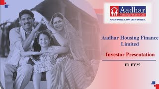 Aadhar Housing Finance Ltd AADHARHFC Earnings Conference call for Q2 FY 20242025 [upl. by Bose]