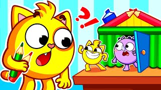 Dollhouse Party Song 🏠 Toys Dream House  Funny Kids Songs 😻🐨🐰🦁 And Nursery Rhymes by Baby Zoo [upl. by Llerud]