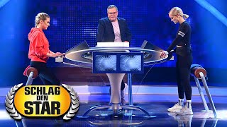 PromiFamilien VaterMutterKind  Jeanette Biedermann vs Janin Ullmann  2  Schlag den Star [upl. by Biddick]