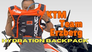 KTM Team Erzberg Hydration Backpack Unboxing [upl. by Knowling]