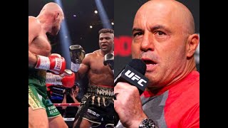 Francis Ngannou amp Joe Rogan Mastering Southpaw  Strategies for Boxing Against Tyson Fury [upl. by Stanwin]