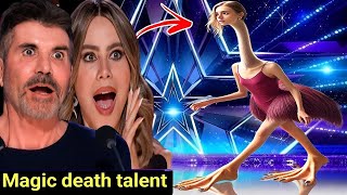 Sacred Riana Magician Fan Made SCARES The Judges with INVISIBLE Magic Britains Got Talent 2024 [upl. by Eirrotal6]