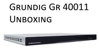 Unboxing  Grundig GR 40011  HDSatellitenReceiver GerDeutsch HQ [upl. by Luciano174]