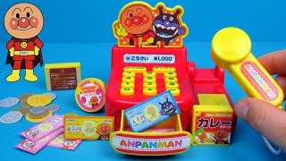 Anpanman Toy Cash Register unboxing and playing [upl. by Selmore]