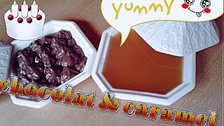 crème patissiere au chocolat  sauce caramel كريم بتيسير بالشكلاطة  صلصة الكرميل  zahrat elhayat [upl. by Pellet530]