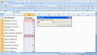 Excel Formatting Tip 6  Highlight Cells Greater Than or Less Than a Certain Value in Excel 2007 [upl. by Doley]