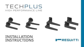 TechPlus line of handles for doors  Instructions  Reguitti [upl. by Alys]