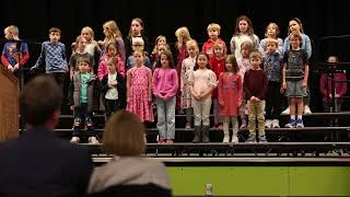 Video Central Elementary students perform at memorial for Jack Copps [upl. by Tran]