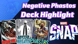 Negative Phastos is double the buffs amp double the fun  Marvel SNAP Deck Highlight amp Gameplay [upl. by Sirac132]