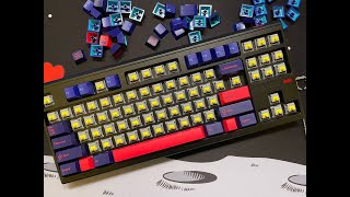 Endless80  Aluminum Plate  Durock POM T1 Sunflower tactile  GMK Laser [upl. by Zenitram]