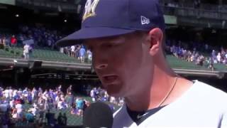 Brewers Knebel on shutting out the Cubs in backtoback games [upl. by Terrilyn]