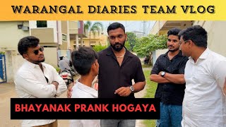 Warangal Diaries Team Vlog  Kiraak Mazaa Agaya  Sharjeel Ali  Warangal Diaries [upl. by Forsta]