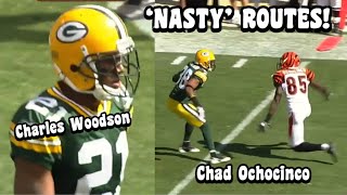 Chad Ochocinco Vs Charles Woodson amp Al Harris 🔥 WR Vs CB 2009 [upl. by Palladin433]