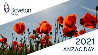 Doveton College ANZAC Day 2021 [upl. by Odysseus]