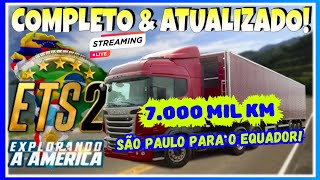 EURO TRUCK SIMULATOR 2 152 ETS2 EAA🔴🔥A MAIOR VIAGEM DE TODAS [upl. by Christyna571]