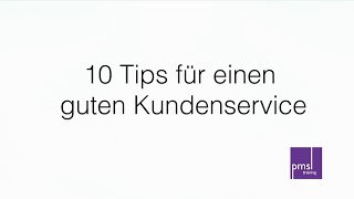 10 Tips für einen guten Kundenservice [upl. by Aceissej]