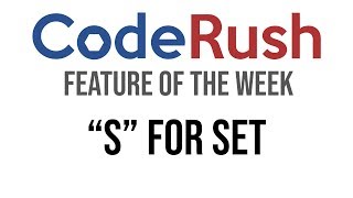 CodeRush FotW quotSquot for Set [upl. by Cort]