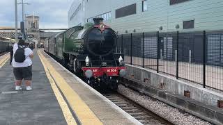 61306 mayflower and 47810 at Exeter st David’s in 2024 [upl. by Etiuqram820]