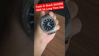 Casio GShock GA2100 OAK kit Long Time Use casio watch review tips shorts short guide health [upl. by Martainn626]