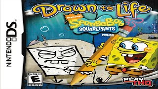 Drawn to Life SpongeBob SquarePants Edition Gameplay Nintendo DS [upl. by Robby]