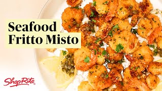 Seafood Fritto Misto with Caper Butter Sauce  ShopRite Grocery Stores [upl. by Hpesoj]