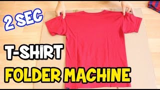 How to Fold a TShirt  How to make a TShirt folder board [upl. by Stout923]