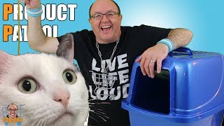 Big Cat Litter Box Review  Extra Giant Size with Lid by Van Ness [upl. by Anniram510]