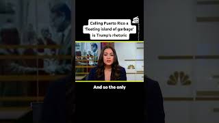 AOC Slams Trump Campaign for Puerto Rico Garbage Remarks [upl. by Barney745]