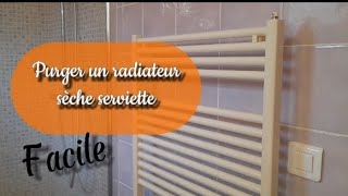 Comment purger un radiateur de chauffage SDB [upl. by Yancey]