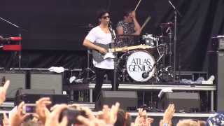 Atlas Genius quotTrojansquot Project Almanac filming 720p HD Live at Lollapalooza on August 2 2013 [upl. by Audley]