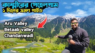 পেহেলগাম ১ দিনের ভ্রমণ গাইড  Betaab Valley  Chandanwadi  Aru valley Things to do in Pahalgam [upl. by Pinchas]