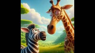 Zebra aur Giraffe ki dosticartoonshortsytshortsyoutubeshortsviralvideotrendingfunnycomedy [upl. by Stacey205]