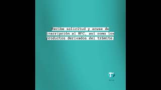 obtener tu RFC en el SAT de forma sencilla TECYSI expertos en tecnología tecysi technology [upl. by Arbrab693]