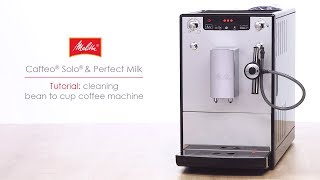 ® Solo® amp Perfect Milk  Tutorial cleaning bean to cup coffee machine [upl. by Lipscomb980]