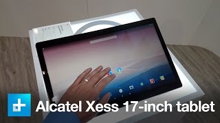 Alcatel Xess 17inch Tablet  Hands on at IFA 2015 [upl. by Eveam]