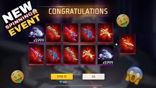 I GOT GRAND🤑 ITEMS IN FIRST SPIN🤩  NEW EVENT SPINNING 😱  freefire [upl. by Anilatsyrc]