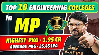 Top 10 Engineering Colleges in MP  Complete Details  Admissions  Placements VedantuMath [upl. by Gladstone903]