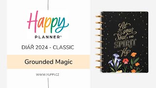 Diář 2024 Happy Planner  Grounded Magic [upl. by Aihsotal503]