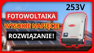 Fotowoltaika wyłącza sią przez wysokie napięcie Sposoby na wysokie napięcie w sieci z powodu PV [upl. by Friedman]