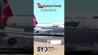 Qantas Boeing 747 Hard Landing at Sydney Airport in Infinite Flight [upl. by Anilos]