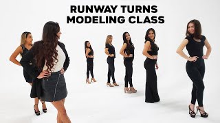 Modeling Class  Learn Catwalk  How To Walk The Runway Like A Model [upl. by Eidroj306]