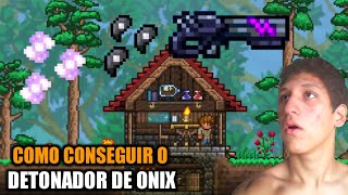 Embusca da melhor arma do hardmoud detonador de onix  como jogar Terraria pela primeira vez 16 [upl. by Metzgar523]