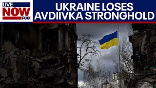 RussiaUkraine war Avdiivka withdrawal FPV drone strikes  LiveNOW from FOX [upl. by Boswall]