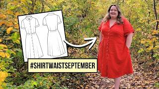 Sewing a Classic Shirtdress for ShirtwaistSeptember [upl. by Ahsakal]